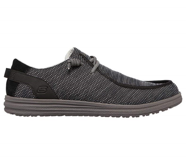 Pánské Mokasíny Skechers Relaxed Fit: Melson - Radlett Černé | LISVQAY-98