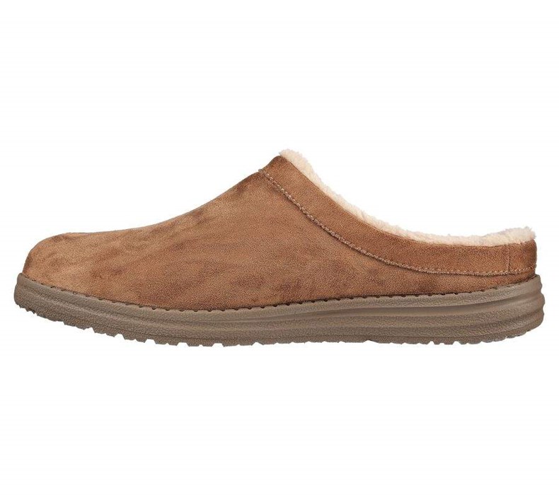 Pánské Mokasíny Skechers Relaxed Fit: Melson - Harmen Hnědé | ROIFPTN-31