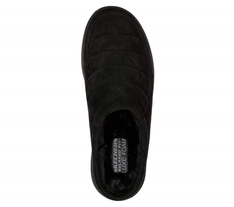 Pánské Mokasíny Skechers Relaxed Fit: Murette - Garvanza Černé | INHOVMZ-73