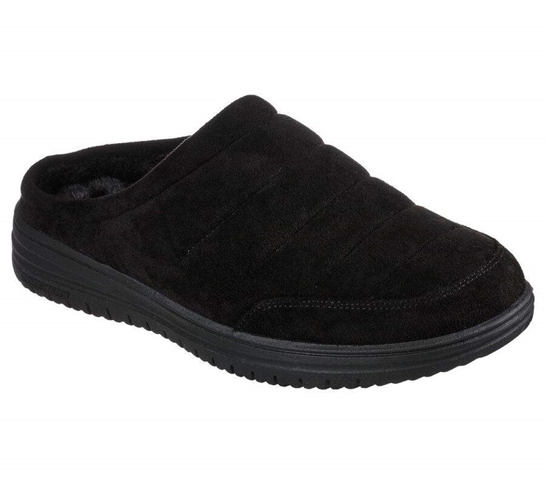 Pánské Mokasíny Skechers Relaxed Fit: Murette - Garvanza Černé | INHOVMZ-73