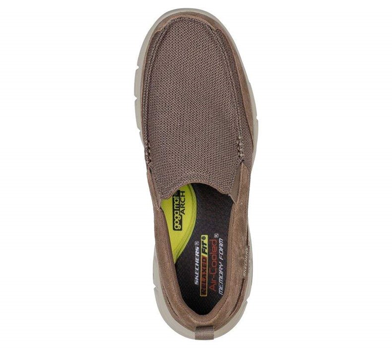 Pánské Mokasíny Skechers Relaxed Fit: Piercer - Vorego Hnědé | TQJLYWZ-47