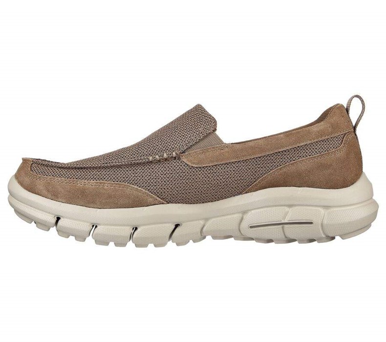 Pánské Mokasíny Skechers Relaxed Fit: Piercer - Vorego Hnědé | TQJLYWZ-47