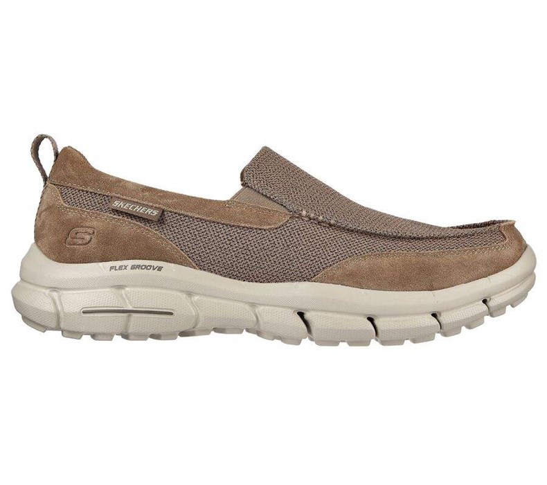 Pánské Mokasíny Skechers Relaxed Fit: Piercer - Vorego Hnědé | TQJLYWZ-47