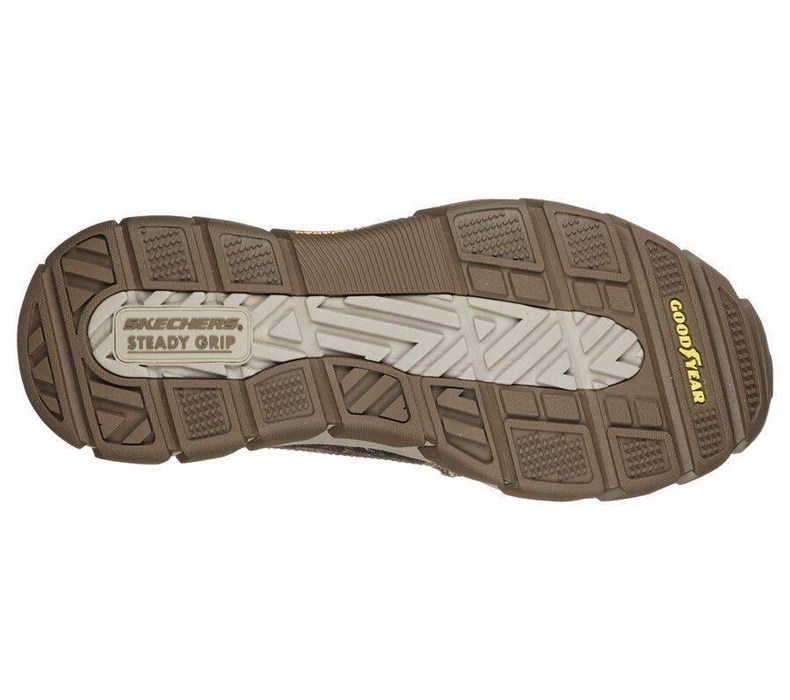 Pánské Mokasíny Skechers Relaxed Fit: Respected - Vergo Hnědé | KSPRVFX-50