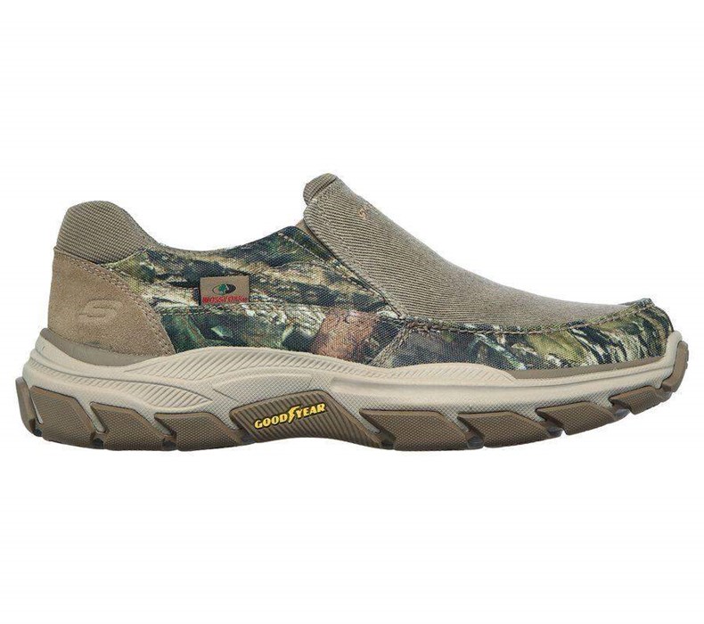 Pánské Mokasíny Skechers Relaxed Fit: Respected - Vergo Hnědé | KSPRVFX-50