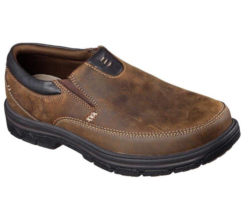 Pánské Mokasíny Skechers Relaxed Fit: Segment - The Search Hnědé | OVDYSIN-58