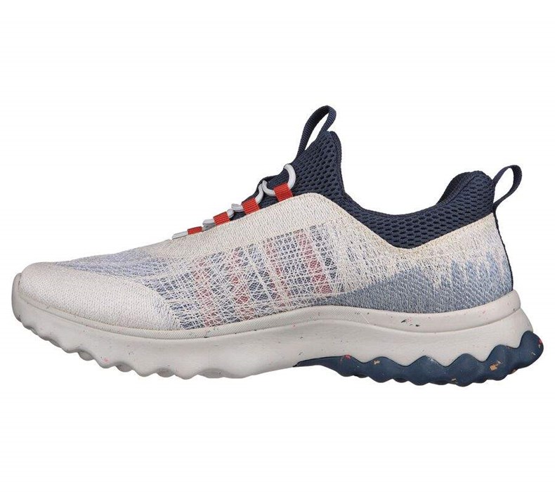 Pánské Mokasíny Skechers Relaxed Fit: Voston - Reever Šedé Tmavě Blankyt | CVXLYGZ-76