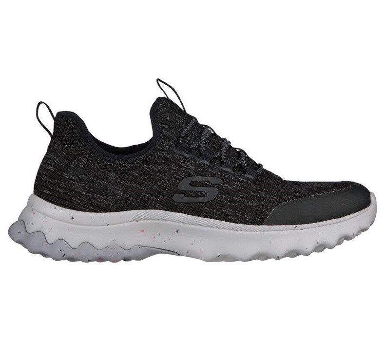 Pánské Mokasíny Skechers Relaxed Fit: Voston - Vilafont Černé | MZSHQVA-25