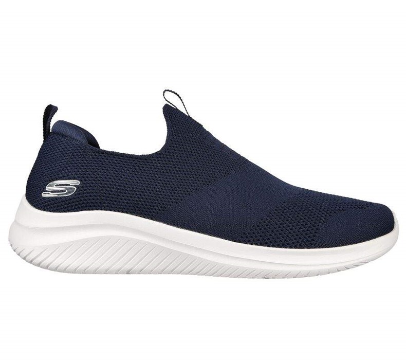 Pánské Mokasíny Skechers Ultra Flex 3.0 - Denlark Tmavě Blankyt | HYWVNSI-72