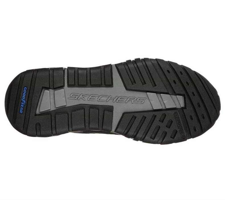 Pánské Oxfordky Skechers Arch Fit Recon - Jericko Černé | PYXVWKU-70