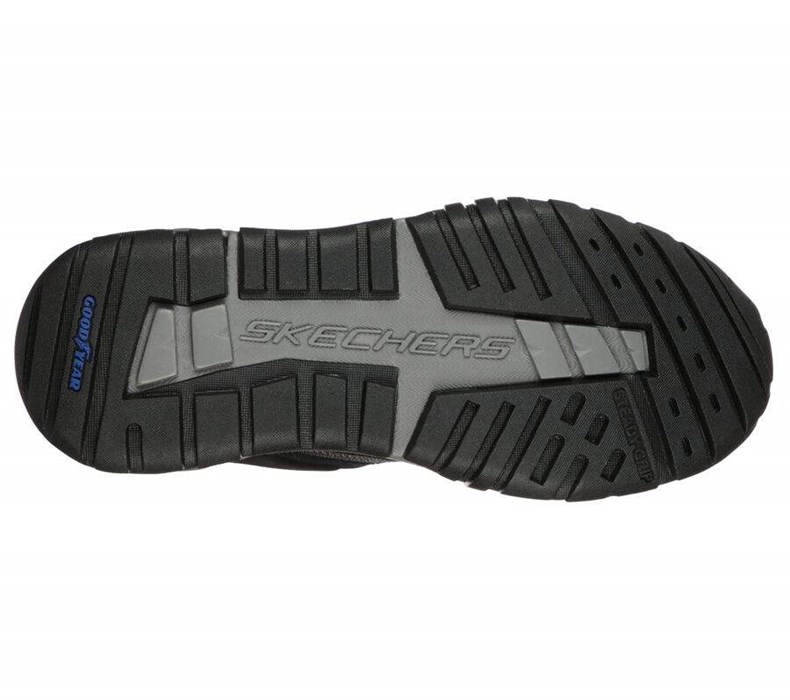 Pánské Oxfordky Skechers Arch Fit Recon - Harbin Černé | SOKLMEW-32