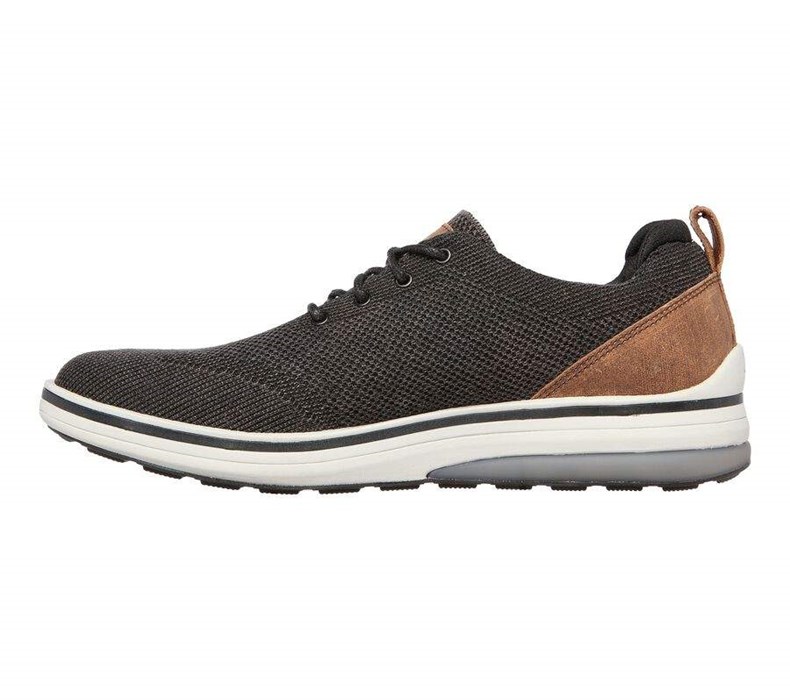 Pánské Oxfordky Skechers Běžné Cell Wrap - Robinson Černé | GEASZFQ-01