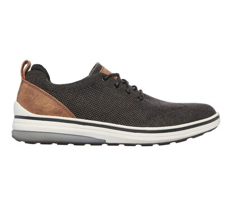 Pánské Oxfordky Skechers Běžné Cell Wrap - Robinson Černé | GEASZFQ-01