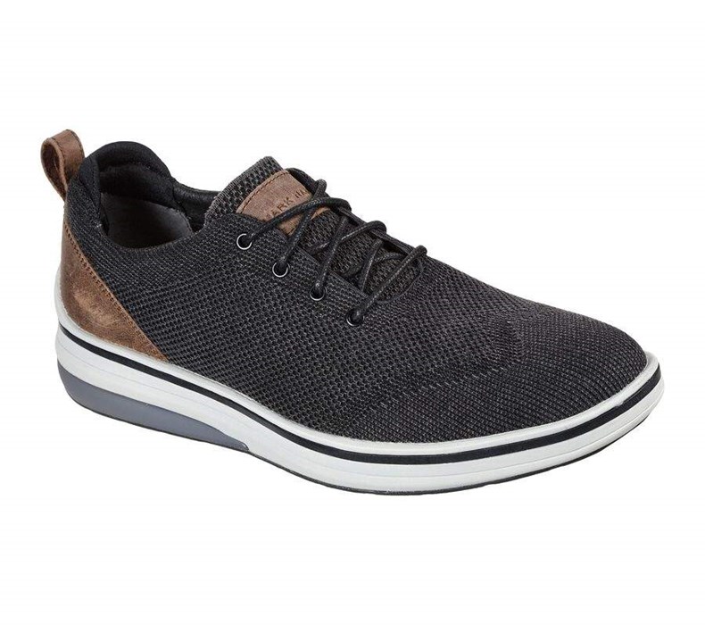 Pánské Oxfordky Skechers Běžné Cell Wrap - Robinson Černé | GEASZFQ-01