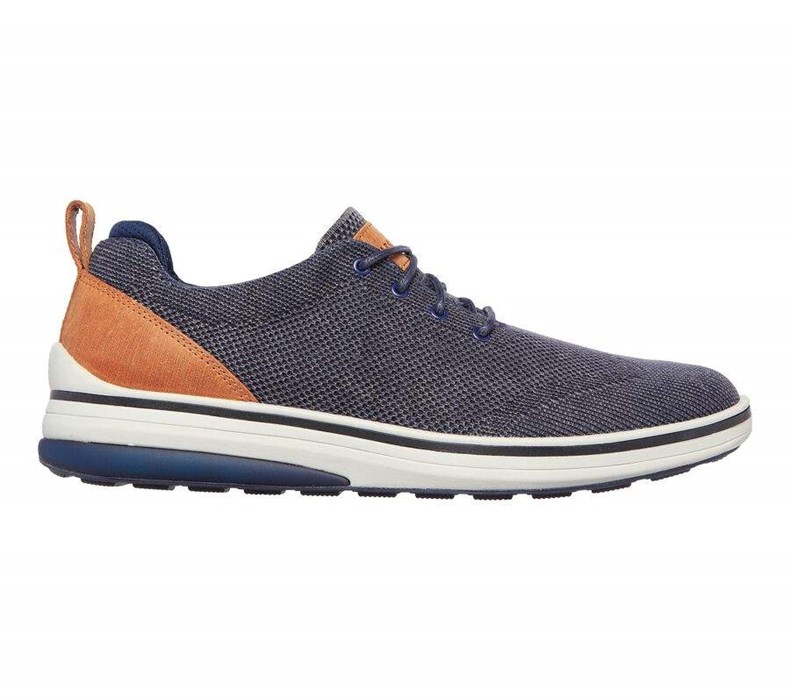 Pánské Oxfordky Skechers Běžné Cell Wrap - Robinson Tmavě Blankyt | HLBSDQY-08