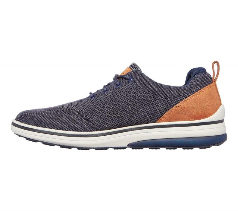 Pánské Oxfordky Skechers Běžné Cell Wrap - Robinson Tmavě Blankyt | HLBSDQY-08