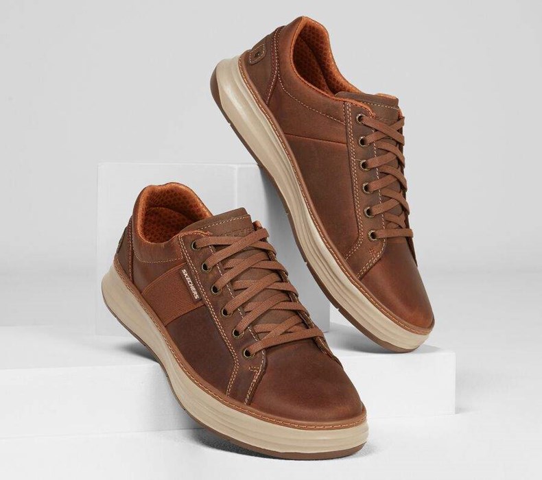 Pánské Oxfordky Skechers Moreno - Winsor Hnědé | ORTSMFB-84