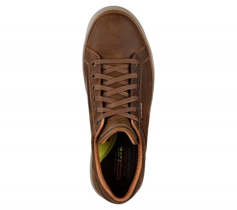 Pánské Oxfordky Skechers Moreno - Winsor Hnědé | ORTSMFB-84