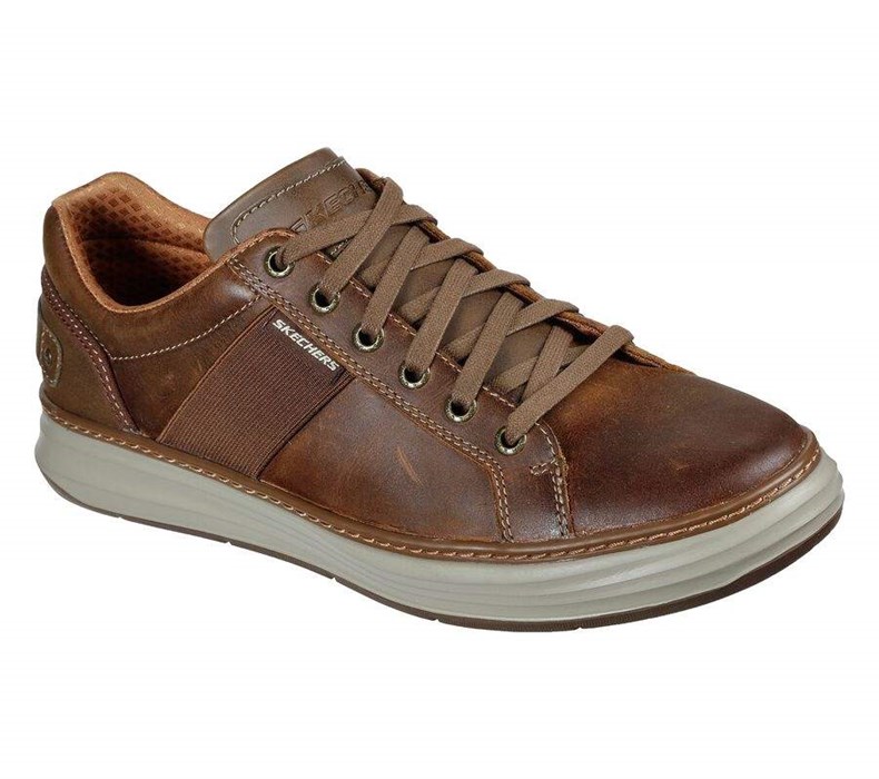 Pánské Oxfordky Skechers Moreno - Winsor Hnědé | ORTSMFB-84