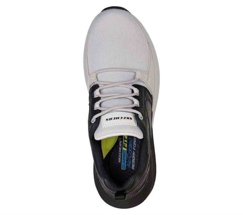 Pánské Oxfordky Skechers Neville - Carth Černé Šedé | YXJVDRC-02