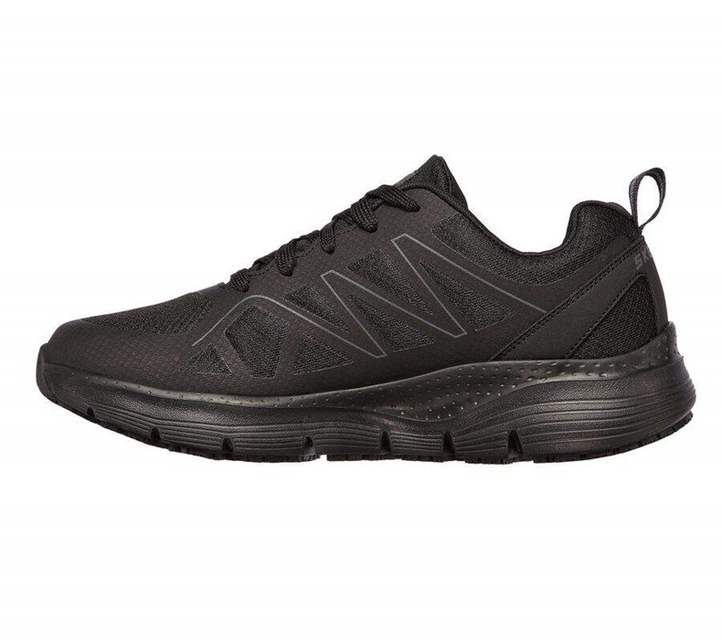 Pánské Oxfordky Skechers Pracovní: Arch Fit SR - Axtell Černé | UZOSDXA-85