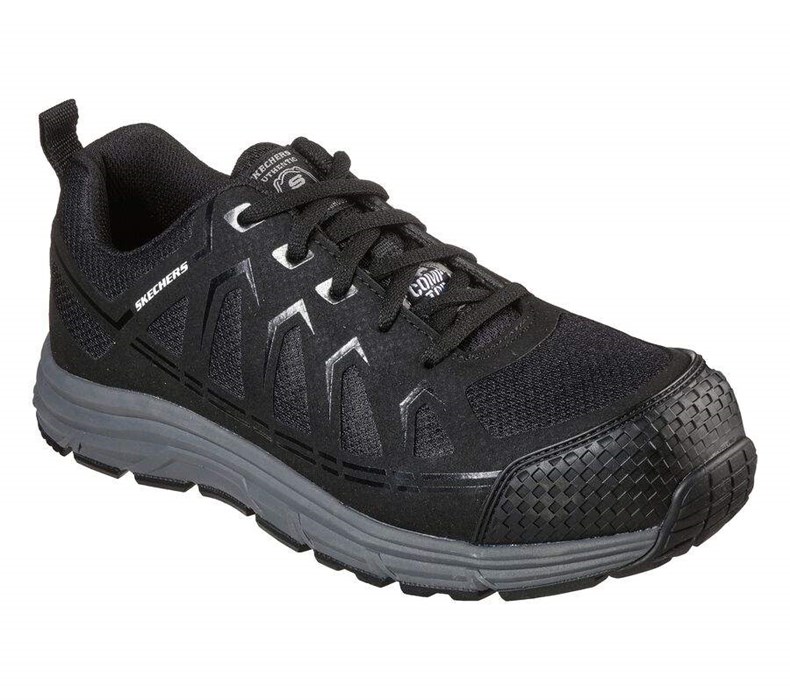 Pánské Oxfordky Skechers Pracovní: Malad Comp Špicí Černé | TKEZDGL-38