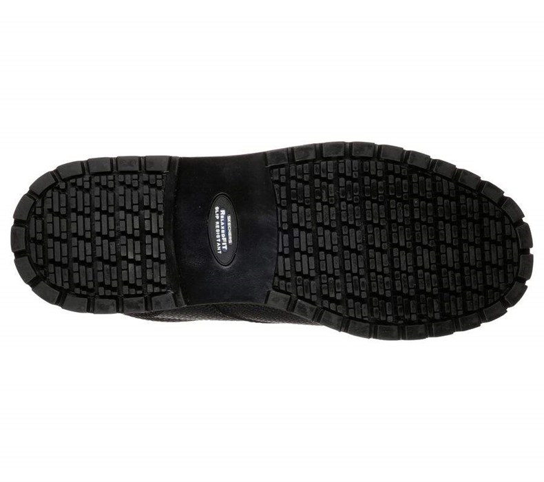 Pánské Oxfordky Skechers Pracovní Relaxed Fit: Cottonwood - Jaken SR Černé | GJTDNXZ-98