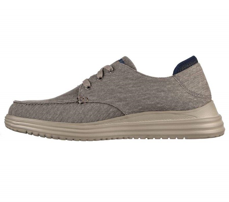 Pánské Oxfordky Skechers Proven - Forenzo Hnědožlutý | MUKXJTR-70