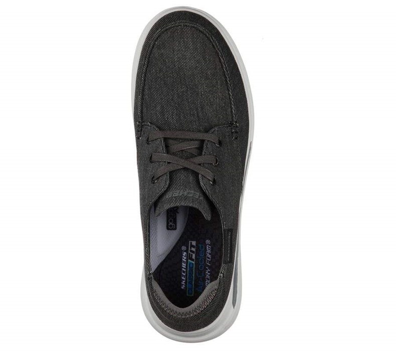 Pánské Oxfordky Skechers Proven - Forenzo Černé | OBTGENP-94