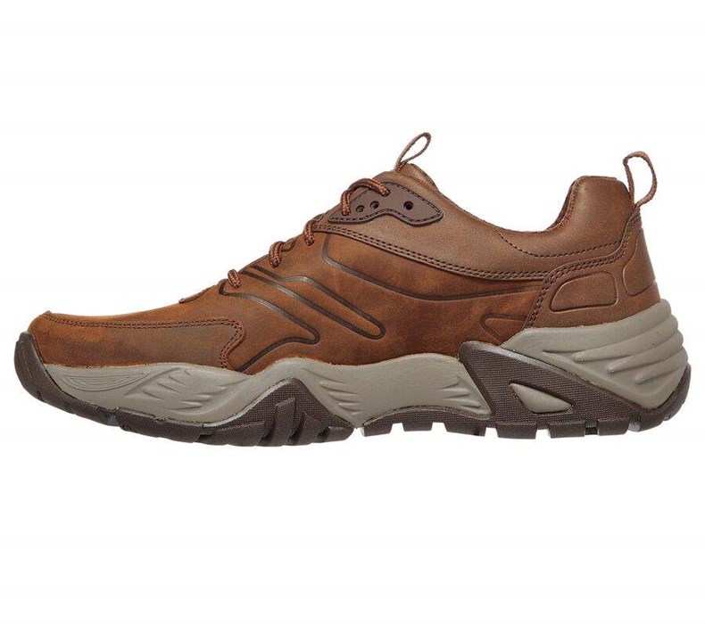 Pánské Oxfordky Skechers Relaxed Fit: Arch Fit Recon - Cadell Hnědé | HAYWZJT-82