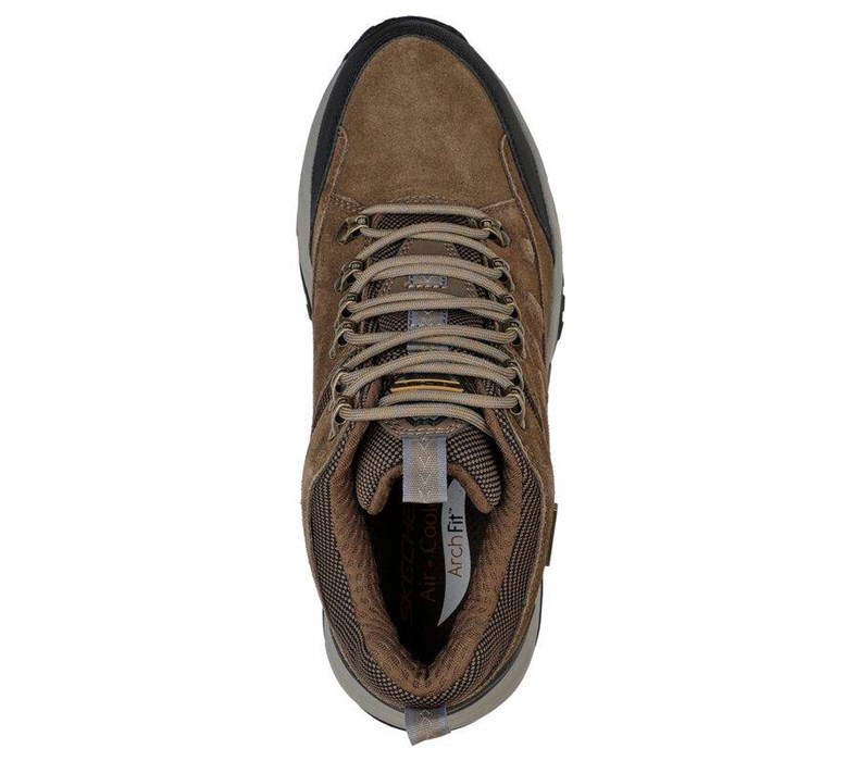 Pánské Oxfordky Skechers Relaxed Fit: Arch Fit Recon - Romar Hnědožlutý | IXNMRUZ-86