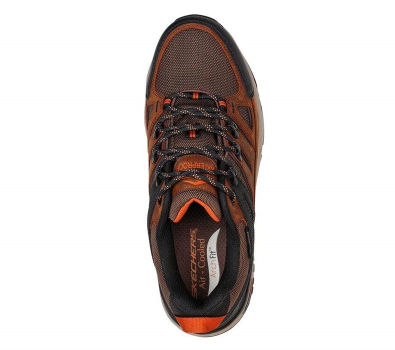 Pánské Oxfordky Skechers Relaxed Fit: Arch Fit Dawson - Argosa Hnědé | WQDTYXM-41