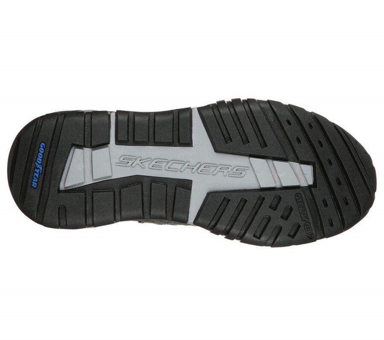 Pánské Oxfordky Skechers Relaxed Fit: Arch Fit Recon - Percival Šedé | WVITHXE-29