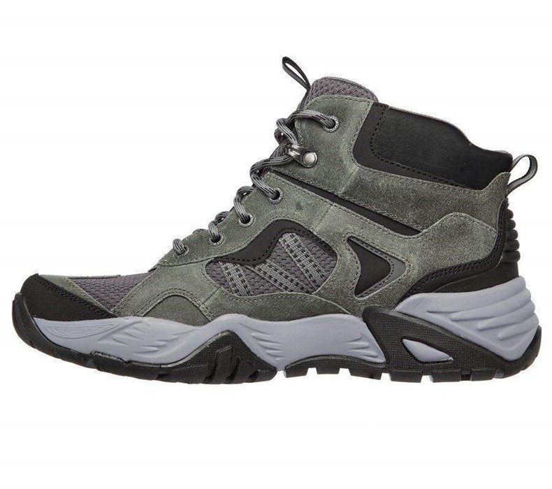 Pánské Oxfordky Skechers Relaxed Fit: Arch Fit Recon - Percival Šedé | WVITHXE-29