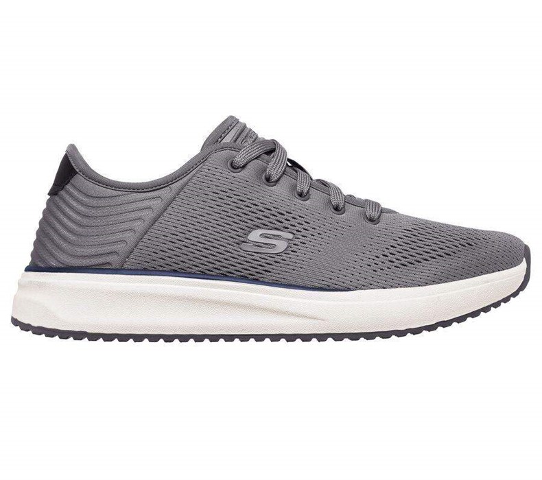 Pánské Oxfordky Skechers Relaxed Fit: Crowder - Freewell Šedé | WEZPDFQ-54