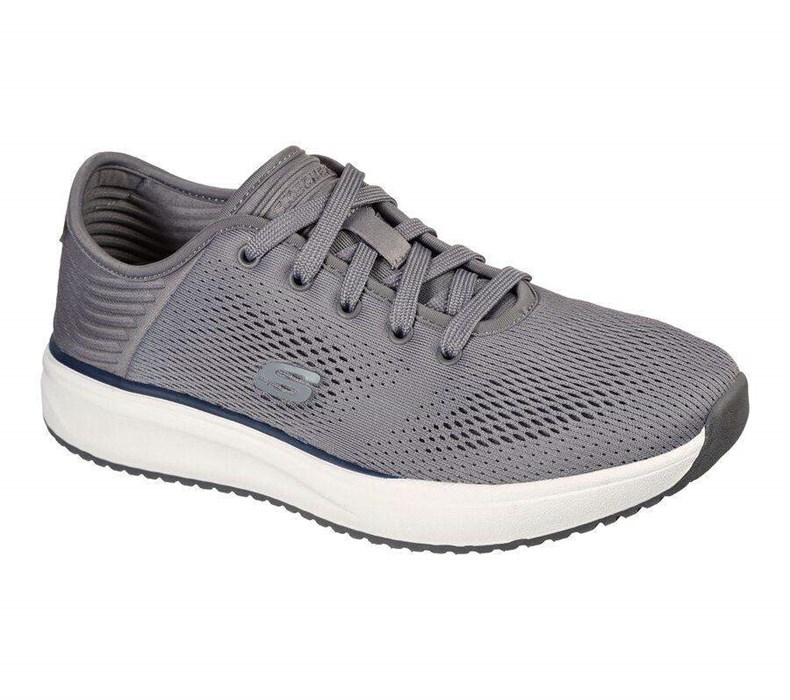 Pánské Oxfordky Skechers Relaxed Fit: Crowder - Freewell Šedé | WEZPDFQ-54