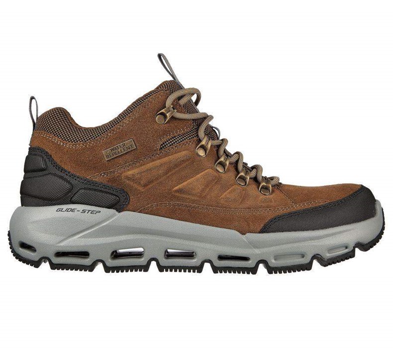 Pánské Oxfordky Skechers Relaxed Fit: Lugwin - Armadale Hnědožlutý | FMWCTBN-73