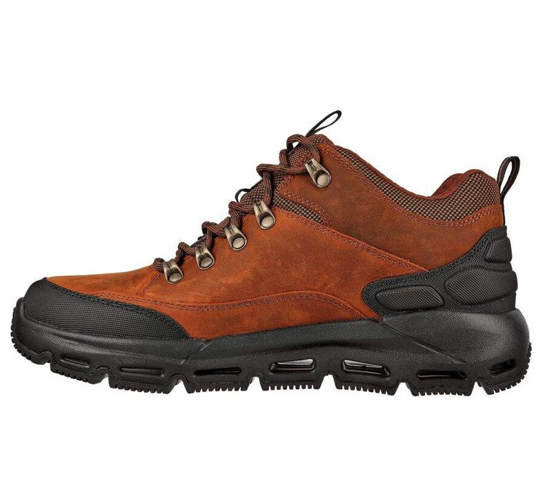 Pánské Oxfordky Skechers Relaxed Fit: Lugwin - Armadale Hnědé | GAWQPBV-04