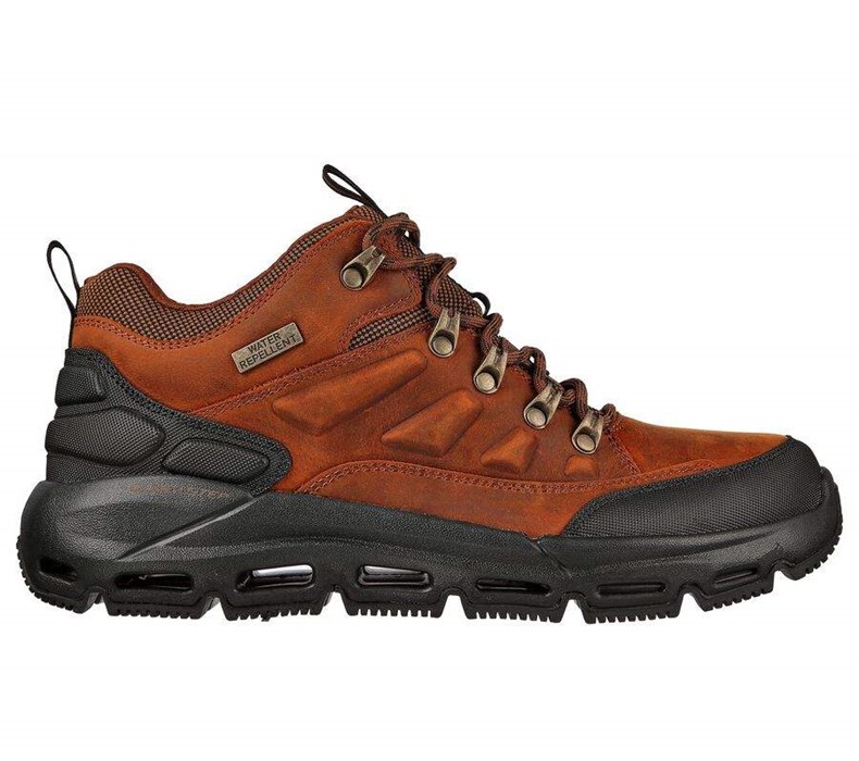 Pánské Oxfordky Skechers Relaxed Fit: Lugwin - Armadale Hnědé | GAWQPBV-04