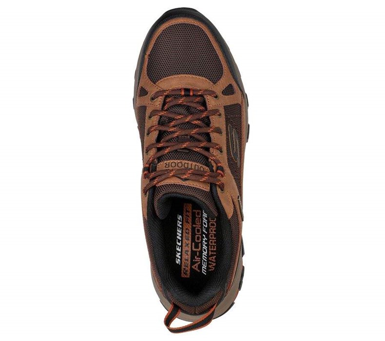 Pánské Oxfordky Skechers Relaxed Fit: Selmen - Cormack Hnědé | CBXUFNK-75