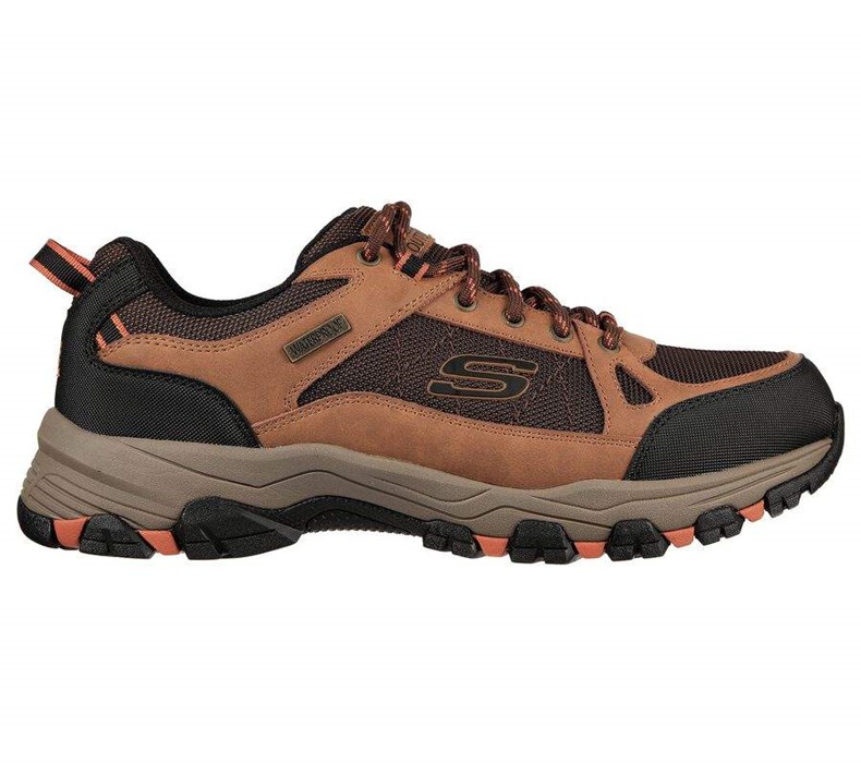 Pánské Oxfordky Skechers Relaxed Fit: Selmen - Cormack Hnědé | CBXUFNK-75