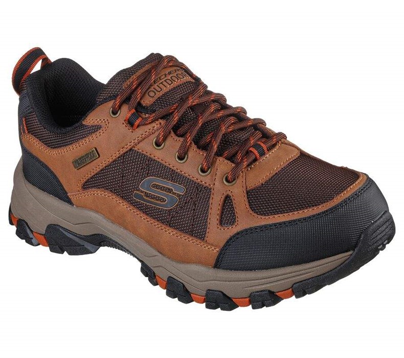 Pánské Oxfordky Skechers Relaxed Fit: Selmen - Cormack Hnědé | CBXUFNK-75