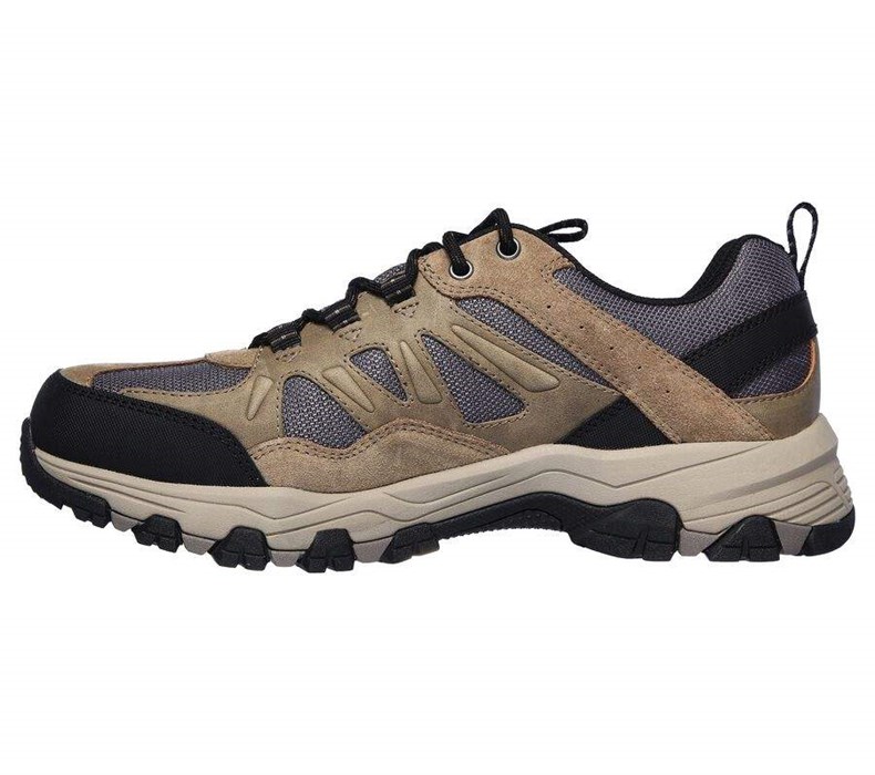 Pánské Oxfordky Skechers Relaxed Fit: Selmen - Enago Hnědé | CSBYPLX-68