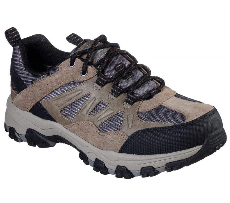 Pánské Oxfordky Skechers Relaxed Fit: Selmen - Enago Hnědé | CSBYPLX-68