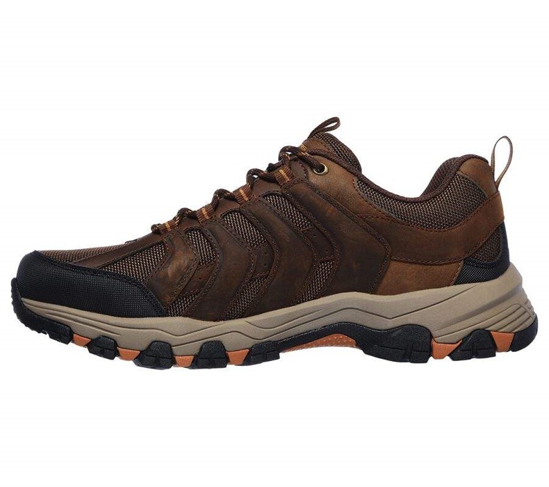 Pánské Oxfordky Skechers Relaxed Fit: Selmen - Lorago Hnědé | HVGYZEF-56