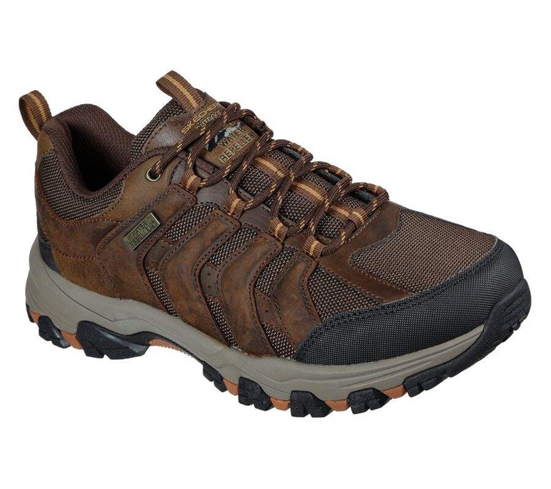 Pánské Oxfordky Skechers Relaxed Fit: Selmen - Lorago Hnědé | HVGYZEF-56