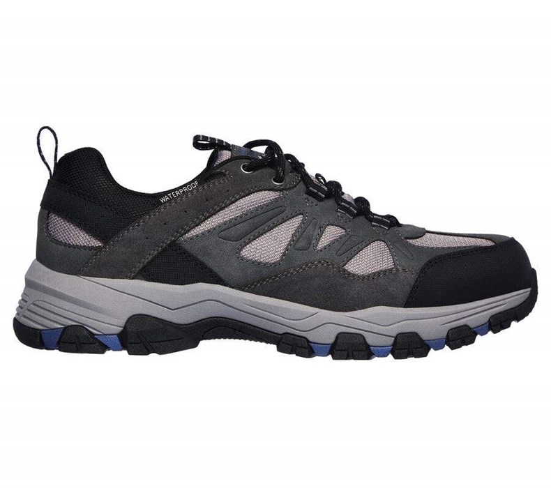 Pánské Oxfordky Skechers Relaxed Fit: Selmen - Enago Šedé | IMJWHPQ-81