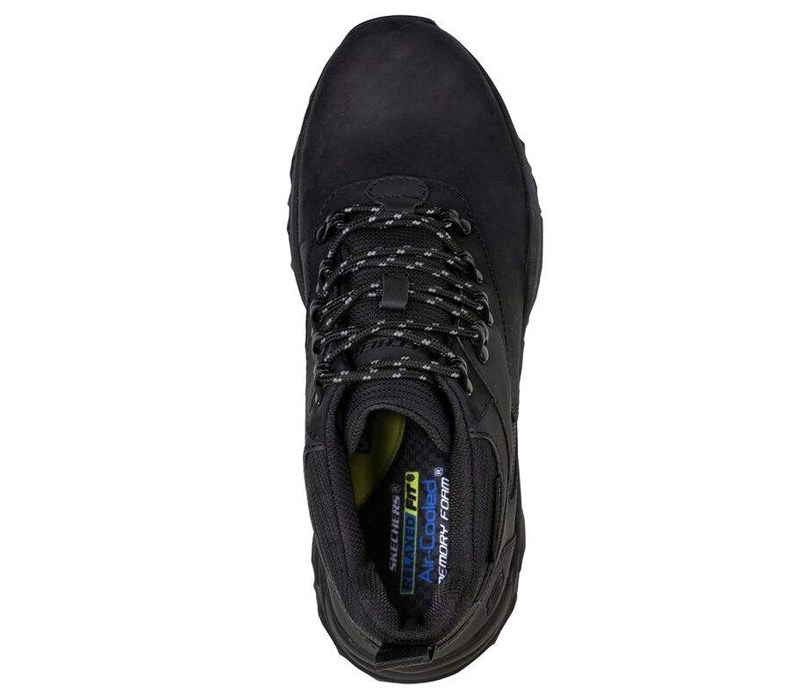 Pánské Oxfordky Skechers Relaxed Fit: Terraform - Renfrow Černé | GIQWJLA-64