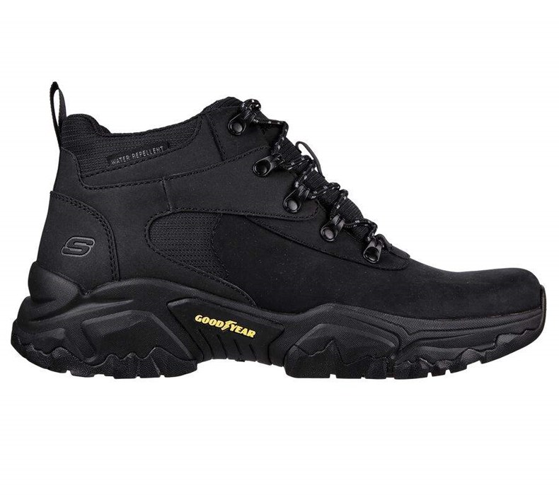 Pánské Oxfordky Skechers Relaxed Fit: Terraform - Renfrow Černé | GIQWJLA-64