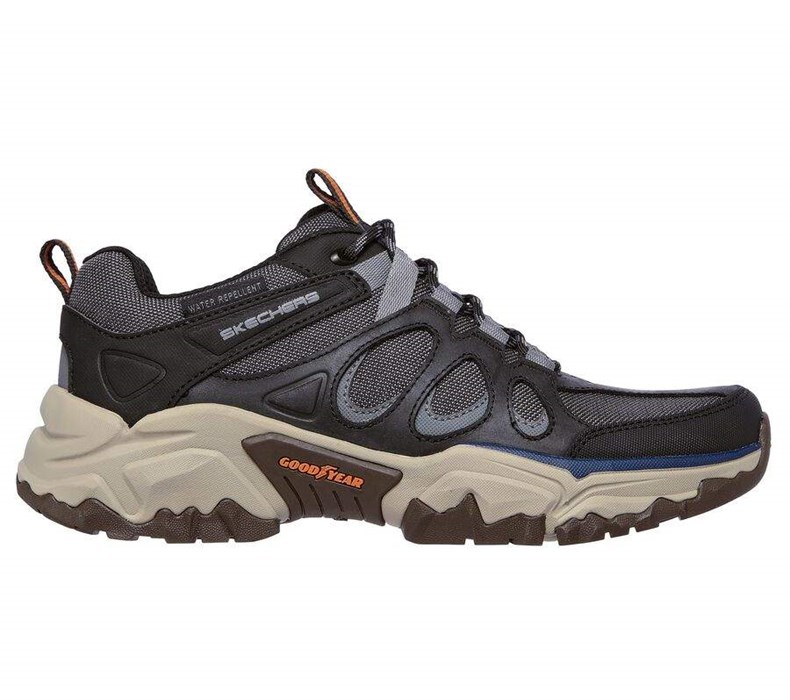 Pánské Oxfordky Skechers Relaxed Fit: Terraform - Selvin Černé | GRWZCKL-17